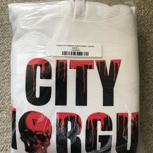 VLONE x CITY MORGUE DOGS HOODIE WHITE